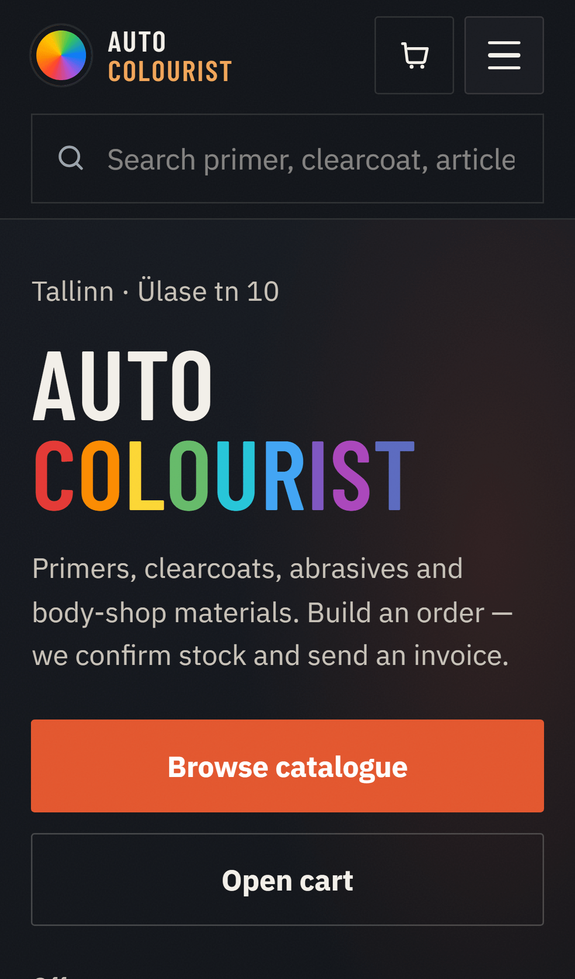 Auto Colourist mobile